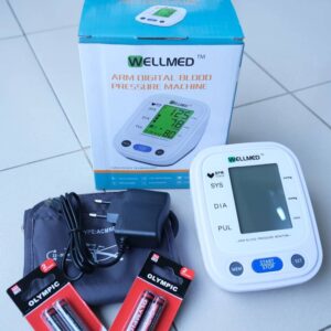 Wellmed Arm Digital Blood Pressure Monitor (Model B01) | Automatic BP Machine with Voice Broadcast – Japan Fuzzy Tech